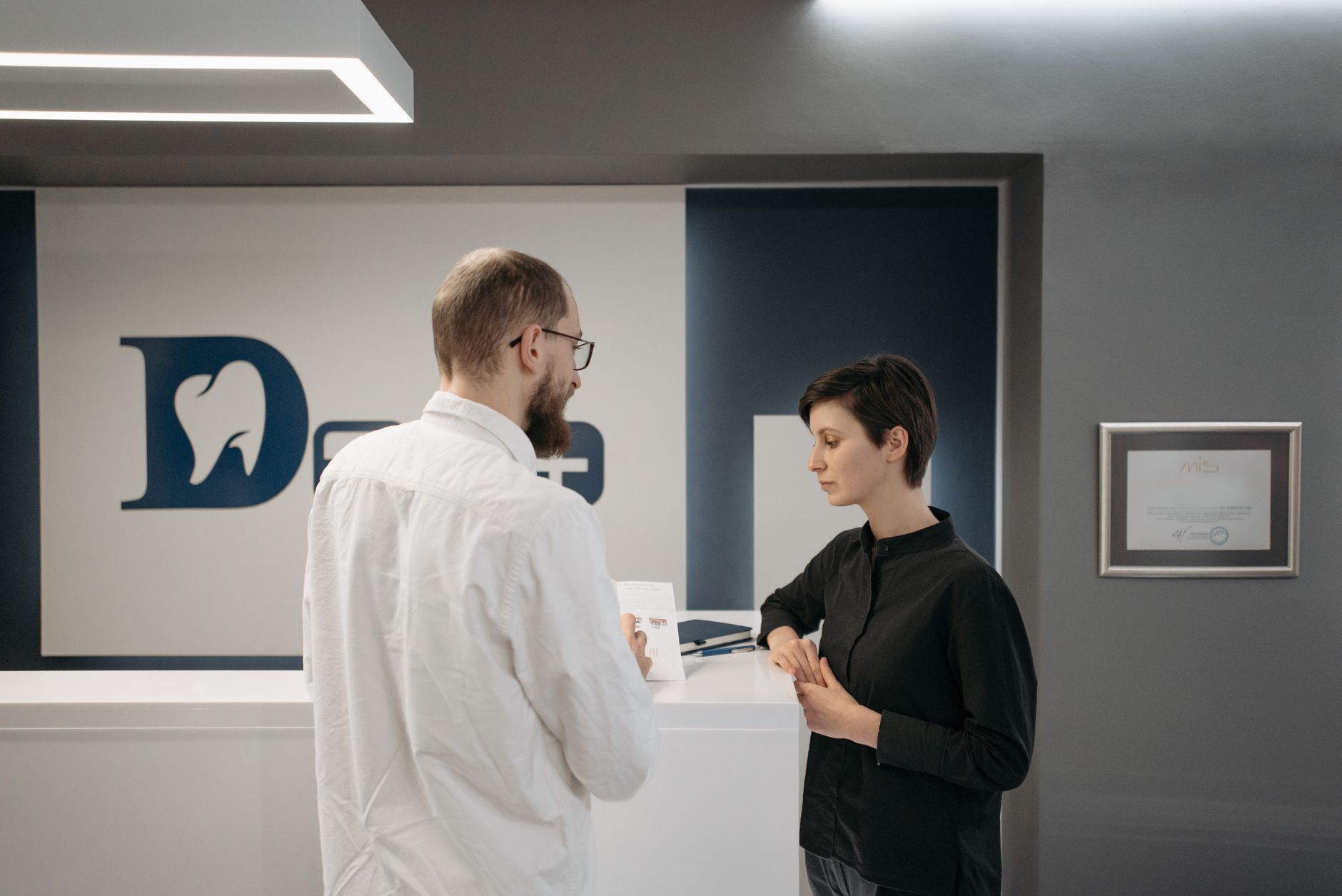 dental office reception